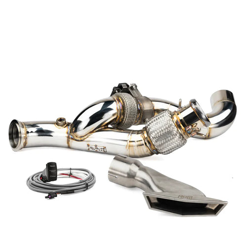 RPM Can-Am Maverick R 3" E-Valve Mid Pipe / Electronic Dump Valve